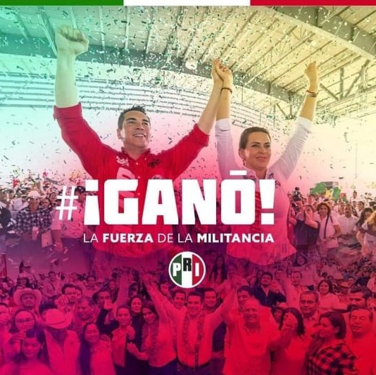Hoy #LaFuerzaDeLaMilitancia decidió que #Alito y #Carolina son la mejor opción para el mejor <a href="/PRI_Nacional/">PRI</a> !!!! Desde hoy todos los militantes, en unidad construiremos un mejor #PRI para nuestro querido #México