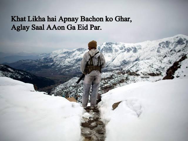 ZainabK75833972's tweet photo. یہ وہ جوان ہیں جن کی وجہ سے ہماری عید خیر سے گزرتی ہے۔۔۔ یہ جوان تو عید بھی ہماری خوشیوں کی خاطر سرحدوں پر گزارتے ہیں۔۔۔ انہی جوانوں پر بلا اشتعال فائرنگ کی جاتی ہے۔۔۔ کبھی سوچیئے گا ضرور کہ اگر یہ لوگ نہ ہوتے تو ہمارا کیا ہوتا۔۔!؟؟ 
#RespectForPakArmy ♥#EidAlAdha https://t.co/kCjgdF69Y6