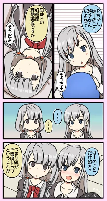 久川姉妹の好感度をあげていくぞ的な 