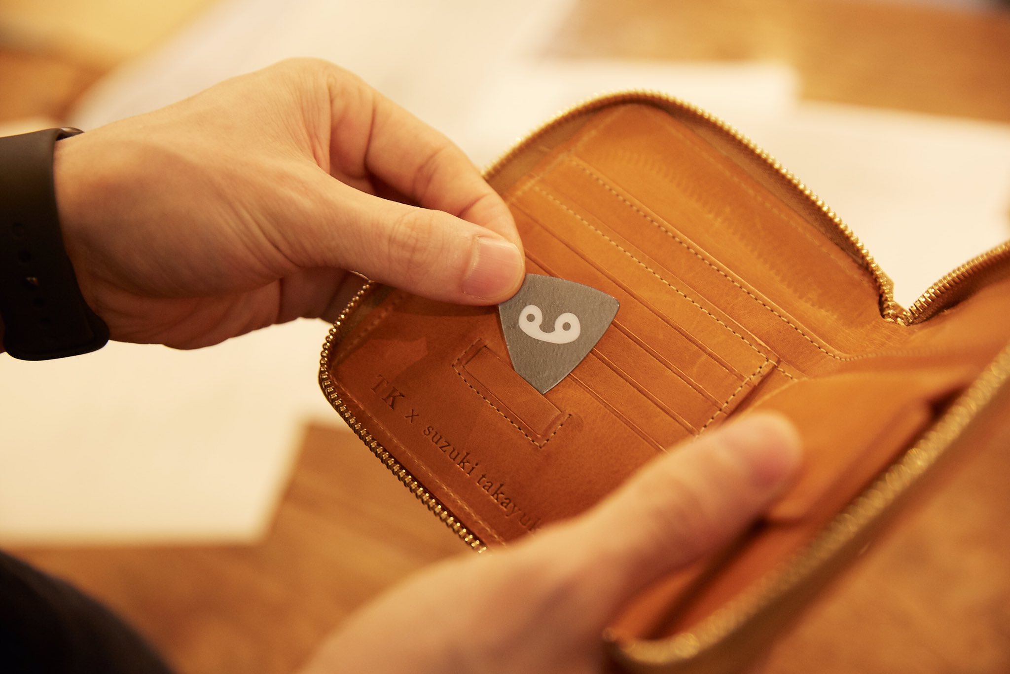 TK×suzuki takayuki amulet leather wallet TK×suzuki takayuki amulet leather wallet
