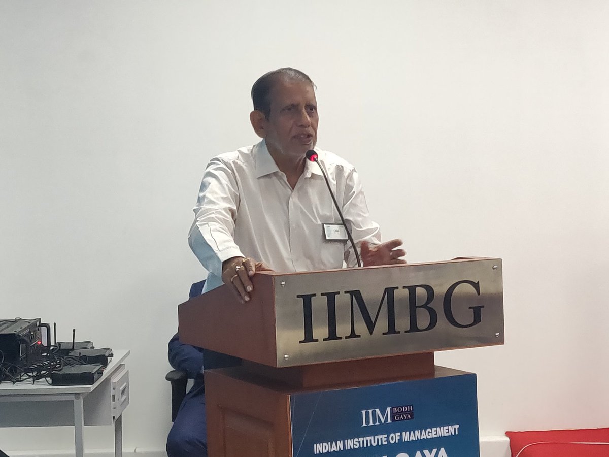 IIMBodhGaya's tweet photo. Discussion for Panel 3 is now live with moderator Mr. Ganatantra Ojha.
#TheEnlighteningIIM #Gyanodaya #IIMBodhGaya https://t.co/HqQkIC6r2K