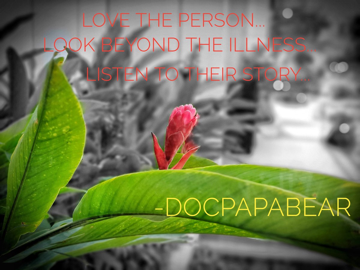 Docpapabear45's tweet photo. Love...
Look beyond...
Listen...

#loveyourself 
#docpapabear
#counselor https://t.co/XHLmJuS263