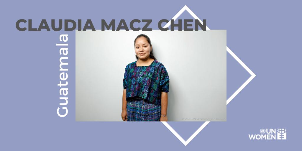 Claudia mentors girls to encourage their empowerment, self-esteem &amp; continued education in rural &amp; indigenous communities: unwo.men/5TsZ50vt4zz #YouthDay