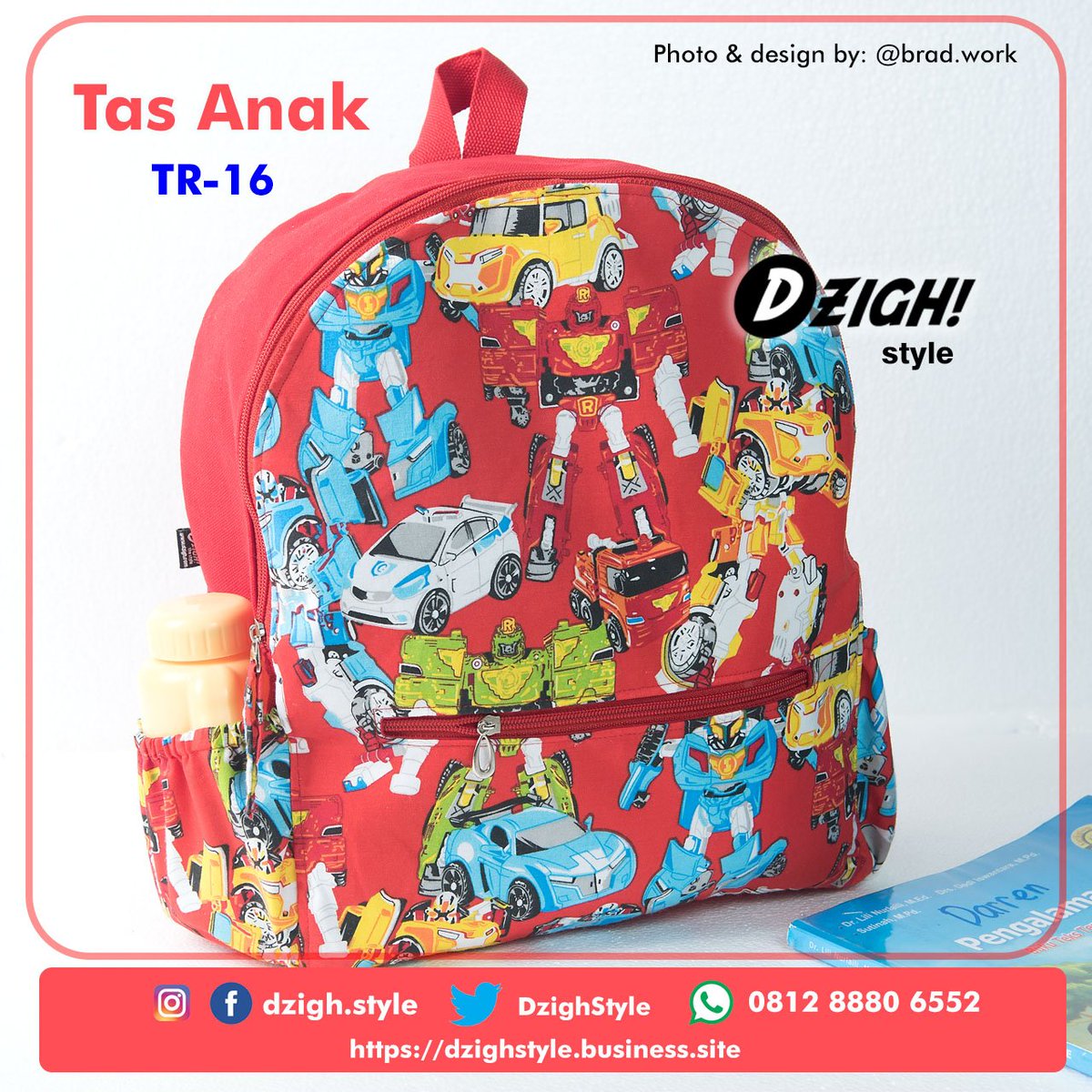 DzighStyle's tweet photo. PRODUK HOME MADE

Tas Ransel anak TR-16 untuk menemani si buah hati dalam beraktivitas untuk sekolah, bermain, dll, dengan motif yang lucu dan bisa custom sesuai ketersediaan bahan.

Silahkan kontak kami untuk pemesanan atau menjadi RESELLER produk home made kami. https://t.co/r7iKg8hMSM