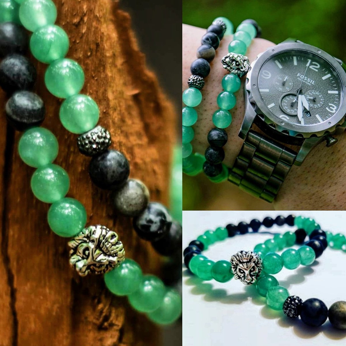 JennuinelyJ's tweet photo. Custom sets handmade just for you. 
LEO SEASON 
#jennuinelyjeweled #bshfreeworld #wristwear #bracelets #jewelry #custom #handmade #leo #forhim #king https://t.co/dknMgp7cJY