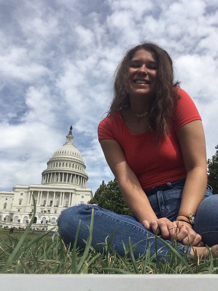 KAOAlbion's tweet photo. Our Sister and Panhellenic President spent her summer in Washington DC! She had an internship for a trade association that advocated on behalf of app companies.

“So I dealt a lot with 5G, broadband, remote patient monitoring, and much more.” @Katie_Hirzel https://t.co/YCqzO6eeVV