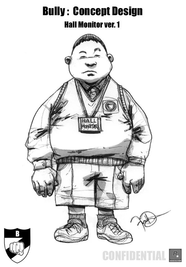 Bully concept art from 2002 - 2003.Credit goes to fika122 for digging up a ...