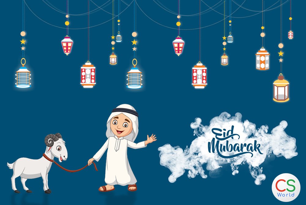 findnayyer's tweet photo. On Eid Ul Adha, wishing that your sacrifices are appreciated and your prayers are answered by the almighty. Have a blessed Eid Ul Adha!

#eid2019 #eidequrban #eiduladha #eidAdhaMubarak 
#csworld #findnayyer
#EidAlAdha https://t.co/7yMJhKrilC