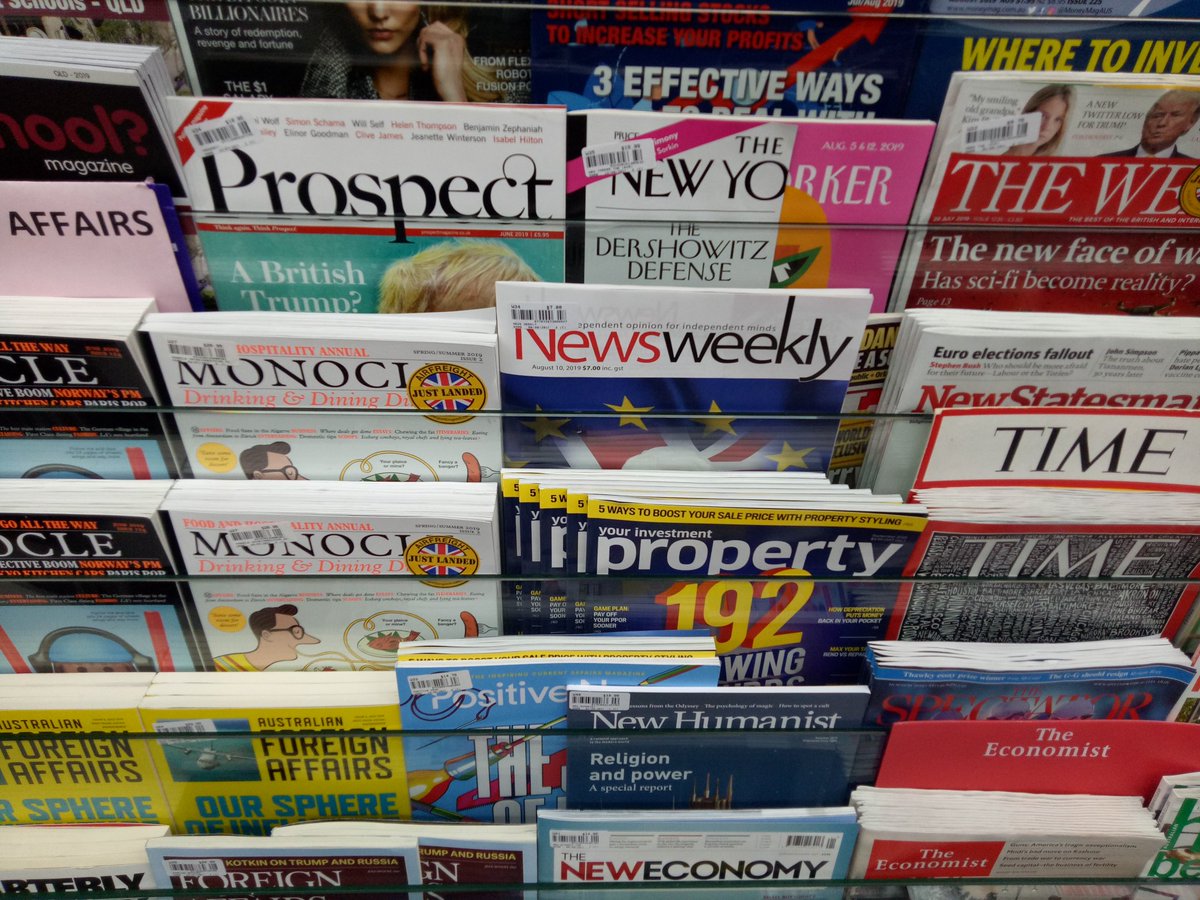 readNewsWeekly's tweet photo. Get the #NewsWeekly at your local newsagent today! 📰
#auspol #AusNews #news #magazine #Australia #politics #commentary #readinglist #toread #analysis #auspol2019 #magazines #intellectual #ausecon https://t.co/WVQPhQkWex