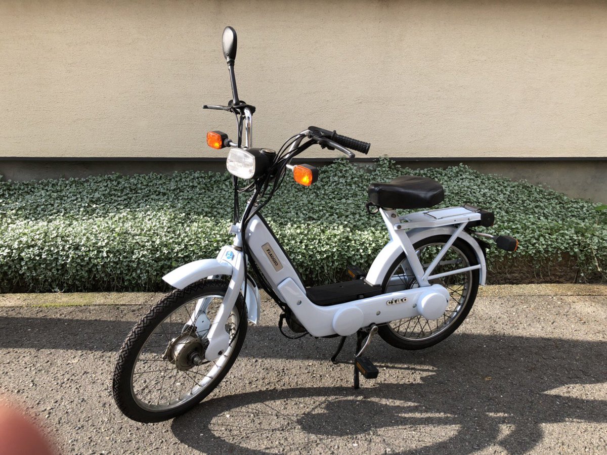 私用に主人がコツコツとフルレストアしてくれたPiaggio Ciaoが完成しま