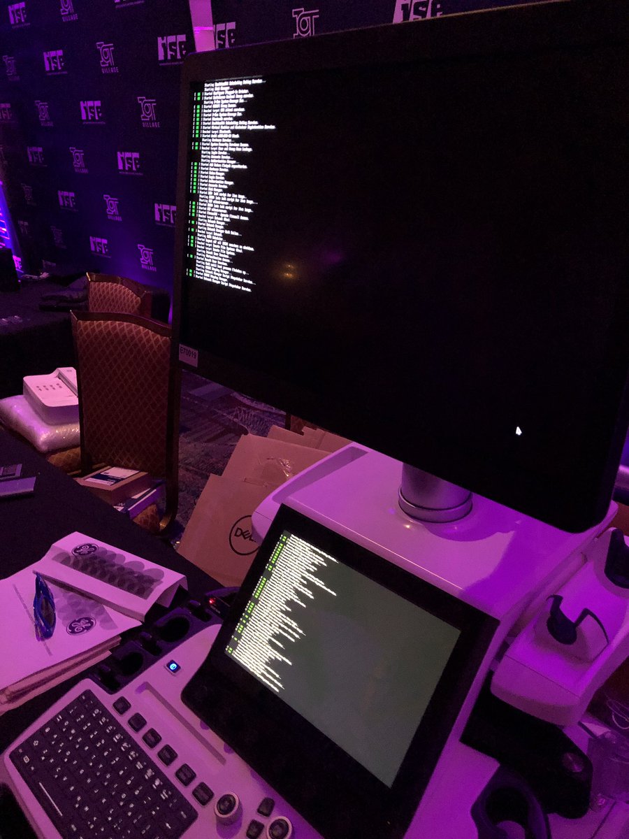 atechbrother's tweet photo. @IoTvillage @GEHealthcare  Thanks for bringing the ultrasound machine to #DEFCON. Don’t forget to turn of boot from usb 😉 @RandoTCustomer https://t.co/TtdxAEdawm