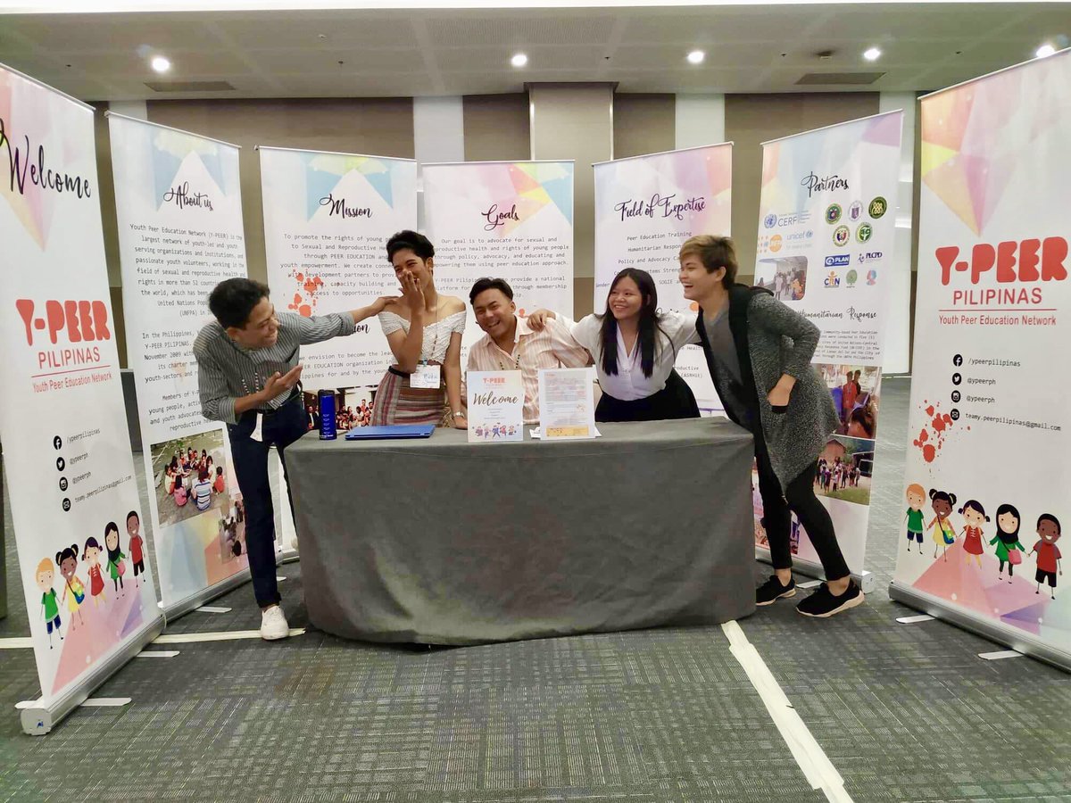 ypeerph's tweet photo. We are now ready for the celebration of the International Youth Day, come and join us at our booth at SMX Convention Center, Davao City.
#IPYFPH2019
#IYD2019
#YOUthCan
#ypeerPH
#ypeer
#WeAreYoungPeople https://t.co/V0h7AWfaxy