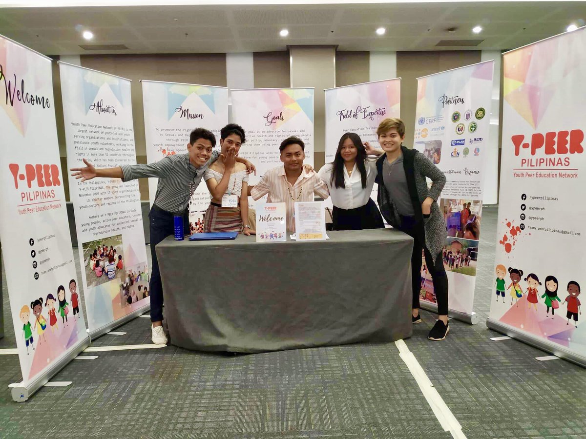 ypeerph's tweet photo. We are now ready for the celebration of the International Youth Day, come and join us at our booth at SMX Convention Center, Davao City.
#IPYFPH2019
#IYD2019
#YOUthCan
#ypeerPH
#ypeer
#WeAreYoungPeople https://t.co/V0h7AWfaxy