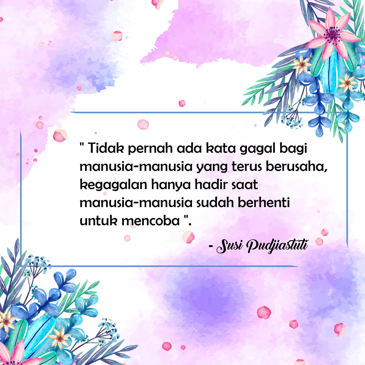 mutouch_id's tweet photo. Hi Sahabat Mutoüch, tidak pernah ada kata gagal bagi kita yang terus berusaha, kegagalan hanya hadir saat kita sudah berhenti untuk mencoba loh :) #MutouchIndonesia #Quotes https://t.co/oNaIetltbc