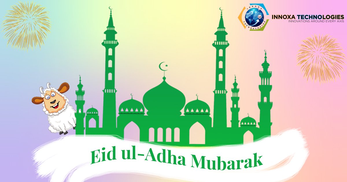 innoxatech's tweet photo. "May this special day bring peace, happiness, and prosperity to everyone. Eid Mubarak!" https://t.co/KHJmjpwo26
