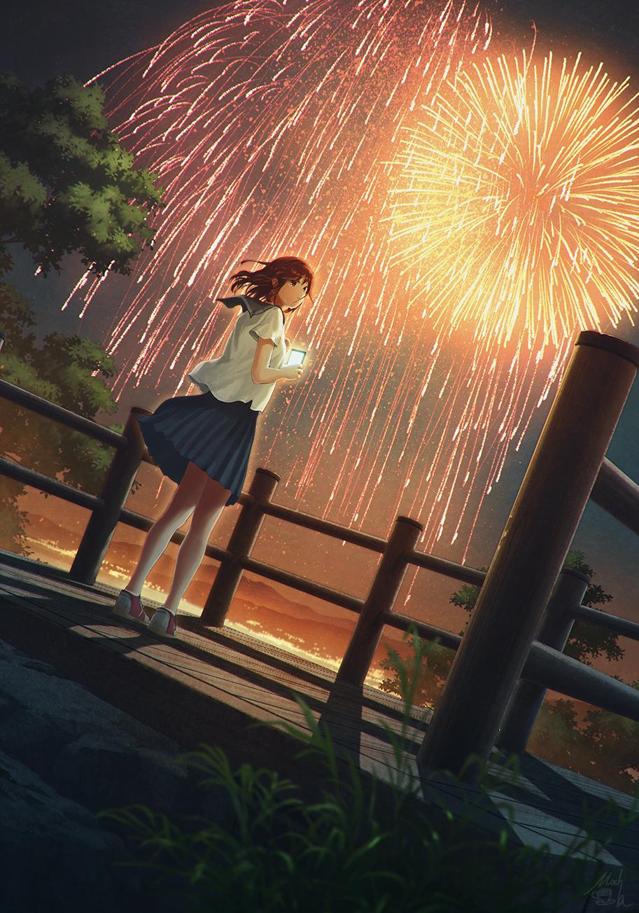 Mocha １日目東 A34a 願うなら 星と花火が降る夜に いぬじゅん様著 Line文庫の装画を担当させていただきました 花火の降る この季節に是非 Pixiv T Co Li6fdx2c6d T Co Jqsk1okotz Twitter