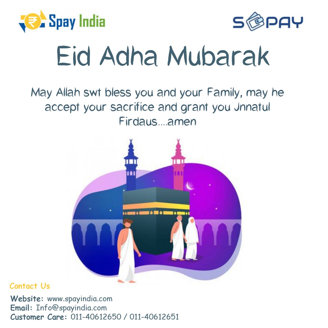 spaytechnology's tweet photo. ☪️ Eid Mubarak! May the blessings of Allah keep your heart and home happy and joyous! ☪️
Web: https://t.co/ttC1u14771

#Spayindia #spay #india #technology #spaytechnology #eid #mubarak #eidmubarak #eidwishes #greetings #eidcelebrate #eidbanners #eidspayindia #may #keep #blessings https://t.co/rn3h5TvFH6