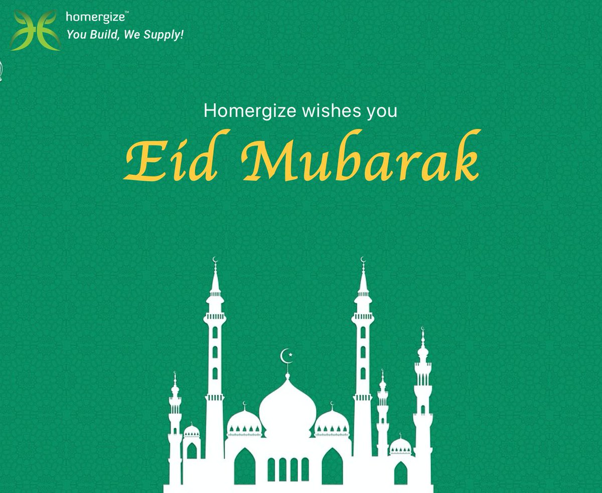 homergize's tweet photo. Homergize wishes you Eid Mubarak!
#homergize  #construction #constructionmaterials #Eid #EidAlAdha #Eid2019 https://t.co/E8ys2sPfA9