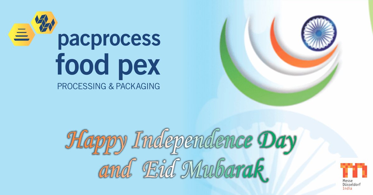 Team pacprocess &amp; food pex India wishes you a very happy #Independence_day ,  #Eid_mubarak &amp; #Rakshabandhan 

#Festive_week  #INDIA 🇮🇳