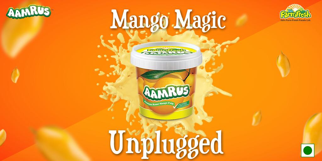 jff_fruzen's tweet photo. Use AamRus Alphonso and Kesar Frozen Mango Pulp and indulge in your favourite mango dishes whenever the craving strikes.
#FrozenMangoPulp #365DaysAYear #MangoMagic
#JainFarmFresh #AamRus https://t.co/0OCqx0Rwiq