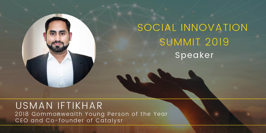 We are thrilled to announce that <a href="/usmangiki/">Usman Iftikhar</a> will be one of the speakers our Social Innovation Network Summit 2019. Join Usman and over 25 must-see expert speakers on August 30 as we delve into topics such as social impact and entrepreneurship. Tickets on sale now for #SINS2019