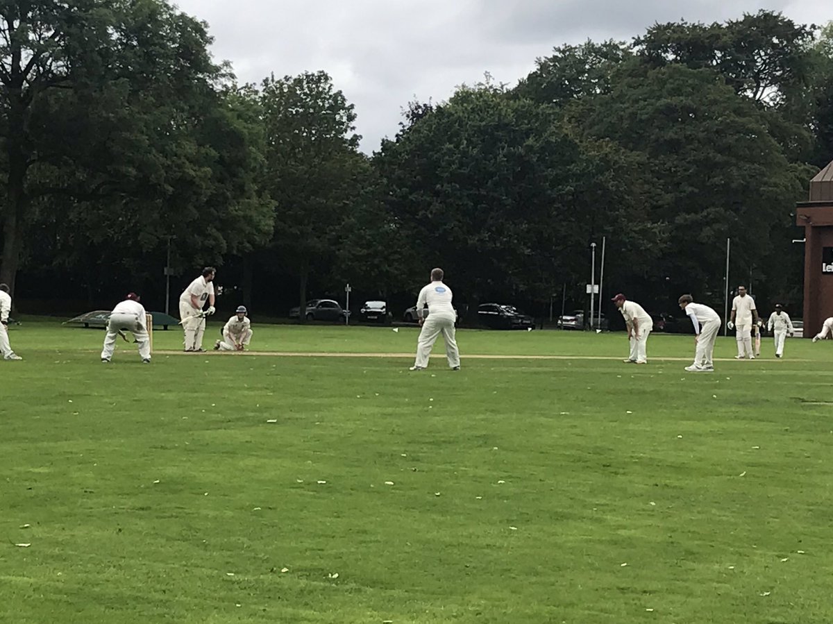 _peterherbert's tweet photo. Excellent win for @Trinity_Cricket 3rd XI at Wilmslow yesterday. 50 for MOTM Rixon and wickets for Cairns, Herbert &amp; Royle. 10 fielders in the circle taken to a new level! https://t.co/bh2djjznjq