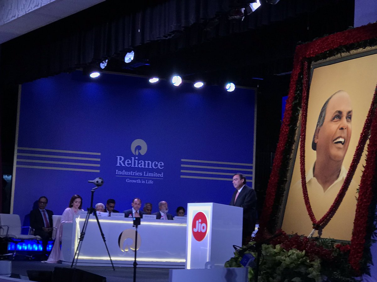rohitdubey's tweet photo. #rilagm #partnerships is new buzzword for RIL. https://t.co/Rw7KMIVRbm