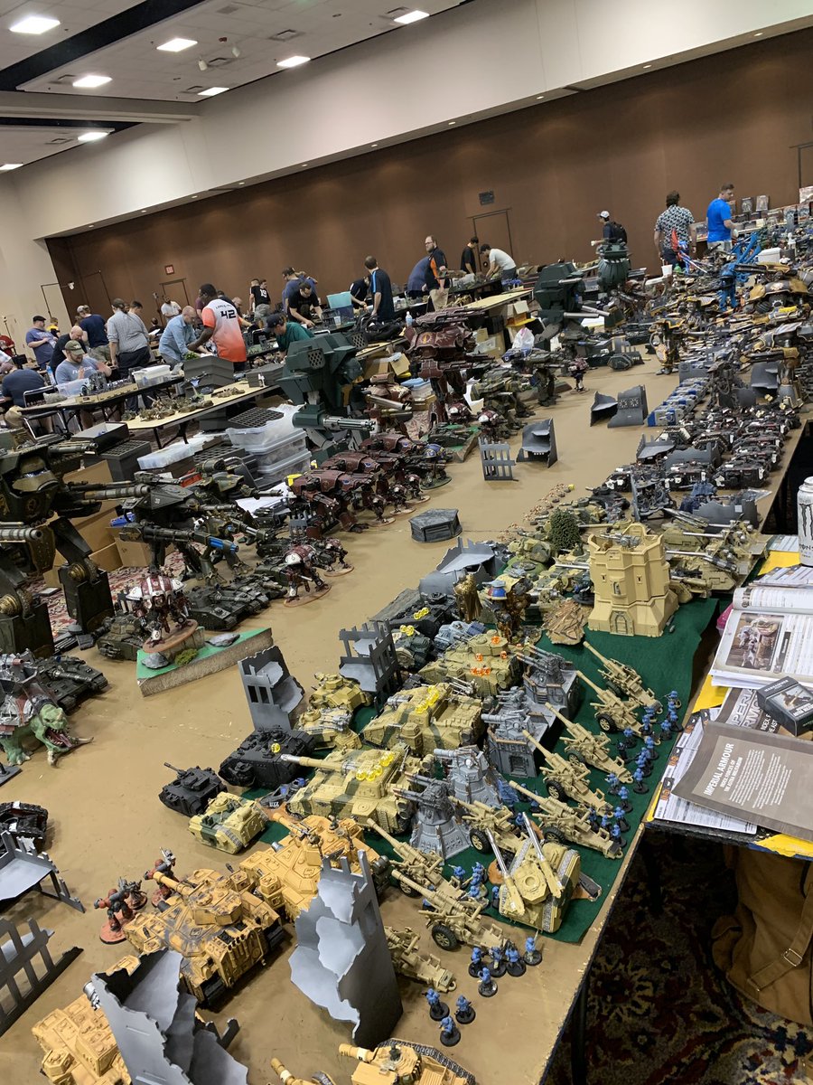 Had a great weekend at #Siegeworld playing unlimited APOC and giving out prizes for the 40k GT