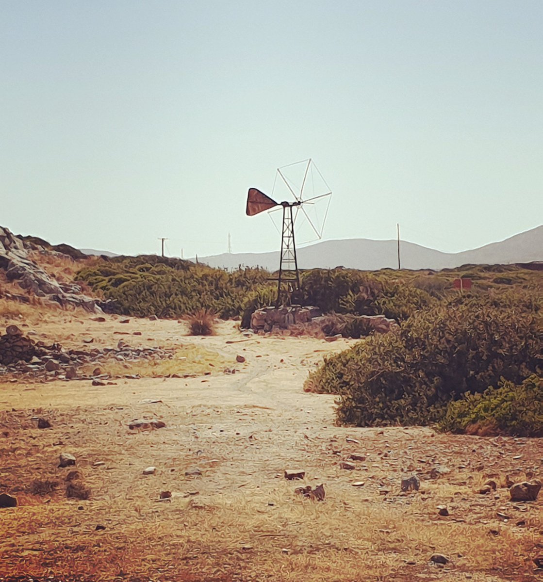 DeVecchys's tweet image. Rusty ανεμόμυλος #windmill #bordercommunity #erimoupoli #itanos #crete