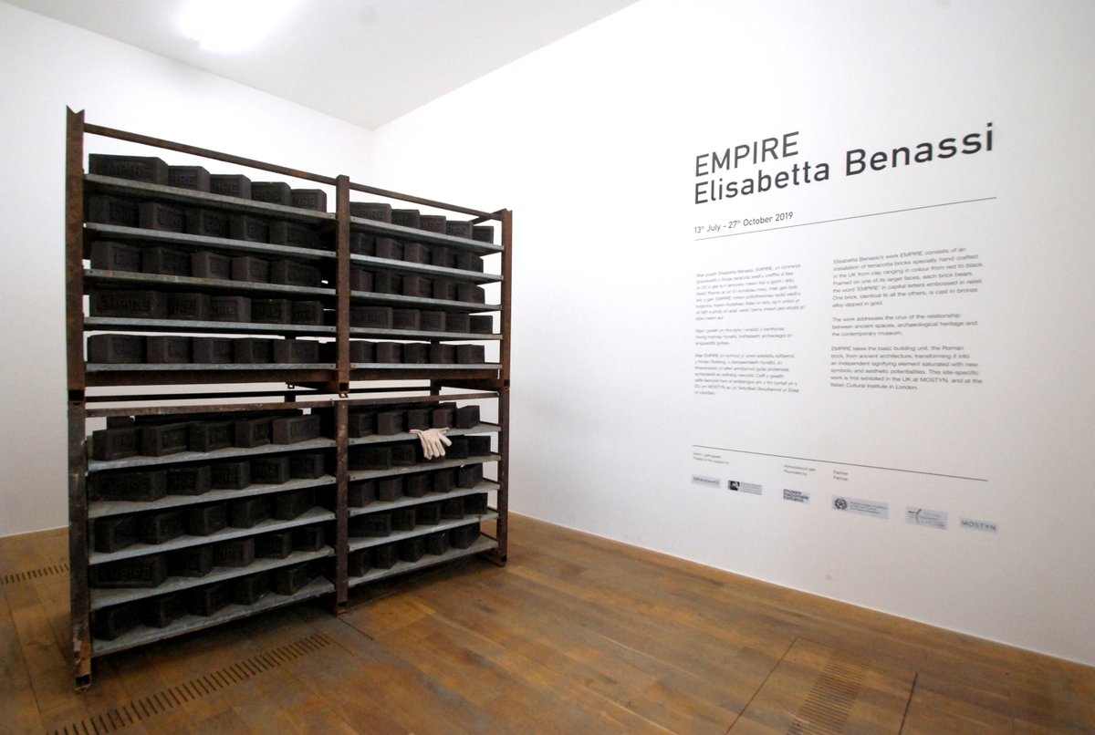 MOSTYN_Wales_'s tweet photo. Currently showing: EMPIRE by Elisabetta Benassi (until 27 Oct) #elisabettabenassi partners #italiancouncil #DGAAP @iiclondra en-route to Museo Nazionale Romano and Pontificia Accademia dei Virtuosi al Pantheon @PAVirtuosi  #Rome #italy https://t.co/Fvjrik19Pk