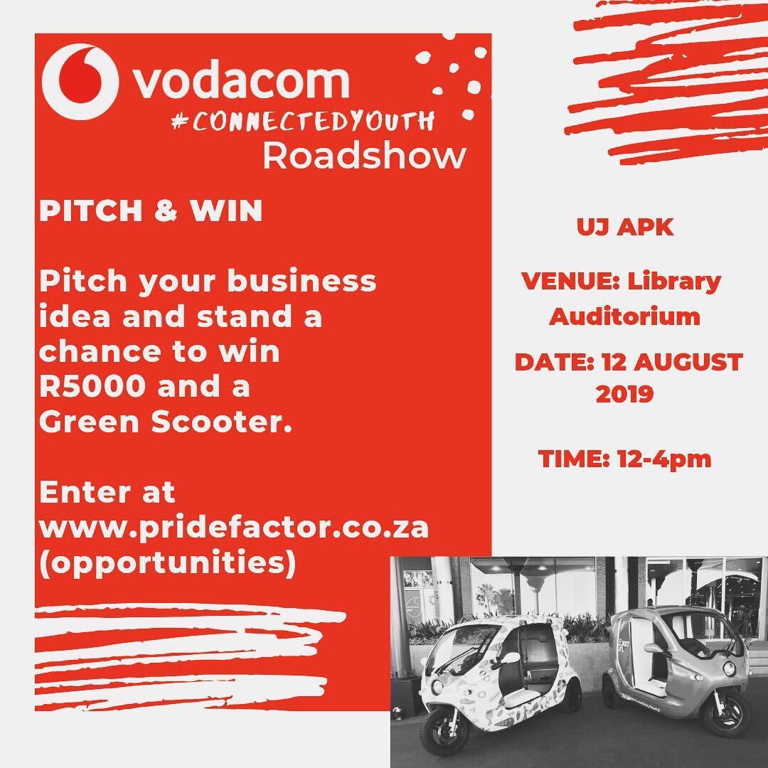 ROADSHOW, today is <a href="/go2uj/">University of Johannesburg</a>, Auckland Park, Library Auditorium. 
We’ve got amazing speakers such <a href="/dannykmusic/">Danny K</a>, <a href="/CandieModiselle/">Tumelo Candice Sello</a> <a href="/HezronLouw/">Hezron Louw</a> #connectedyouth