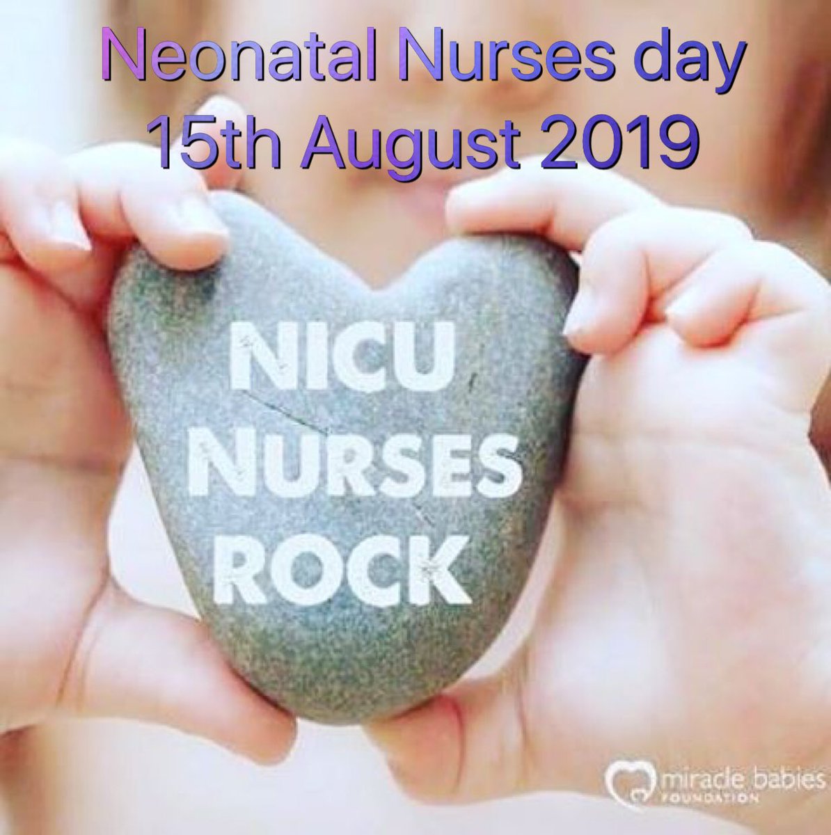 Princessuney6's tweet photo. This day is coming up where we can celebrate just how amazing our Neonatal nurses are! Please spread the word!!  #15thaugust #specialpeople @hitchcock_judy @COINNurses @NeomatesOrm @neomates https://t.co/6HR1R7oog1
