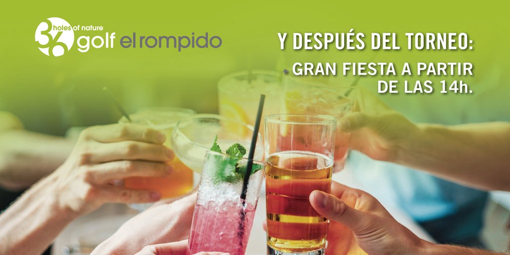 Recuerda, este jueves disfruta del torneo <a href="/PreciseRompido/">Precise El Rompido</a>:
• sorteo premios para participantes
• cocktail + entrega de premios
• degustación by #RoyalBlissEspaña
• música en directo: La Otra Banda
Reservas 959 02 42 42 • torneos@golfelrompido.es
#viveelveranoconnosotros
