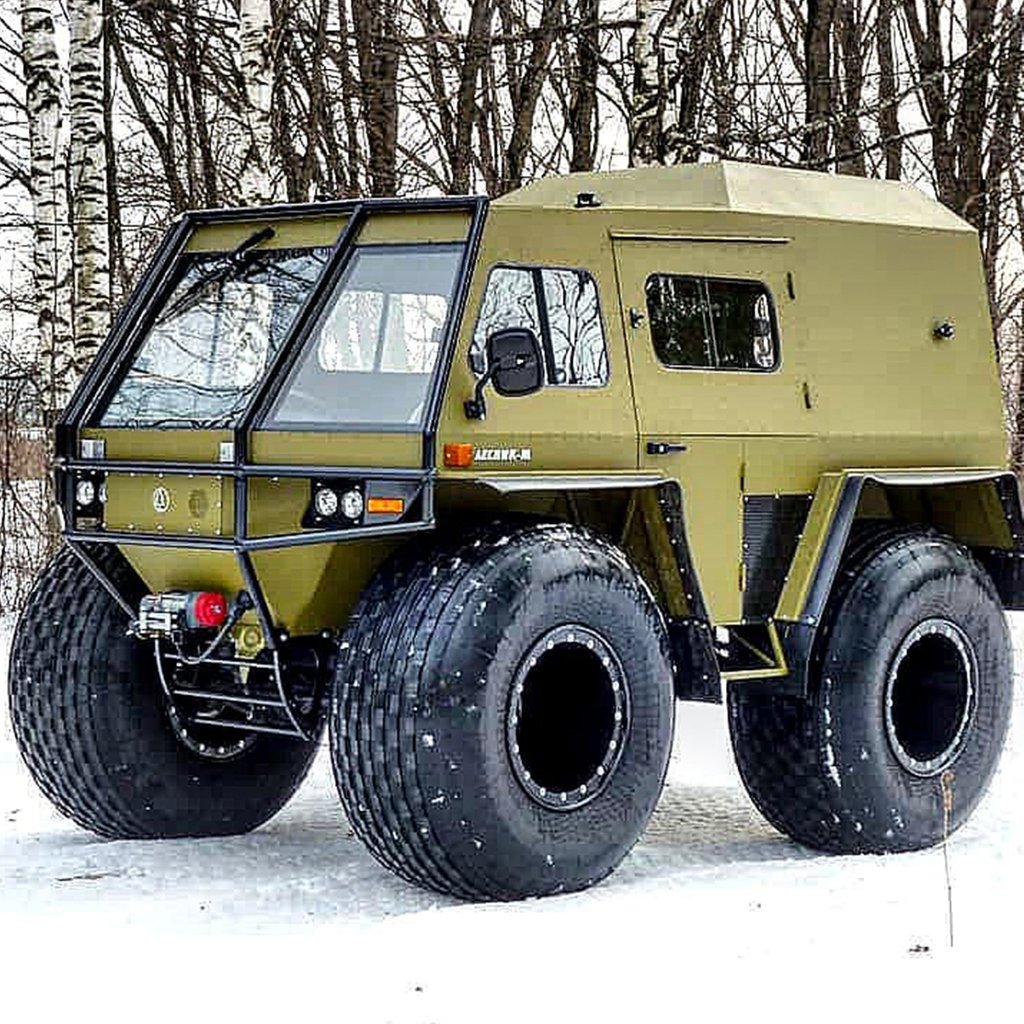 болотоход медведь шатун. уаз на ободрышах газ 66. вездеход ямал свг701. снегоболотоход колёсный «тундра» - 3901. трэкол вездеход.