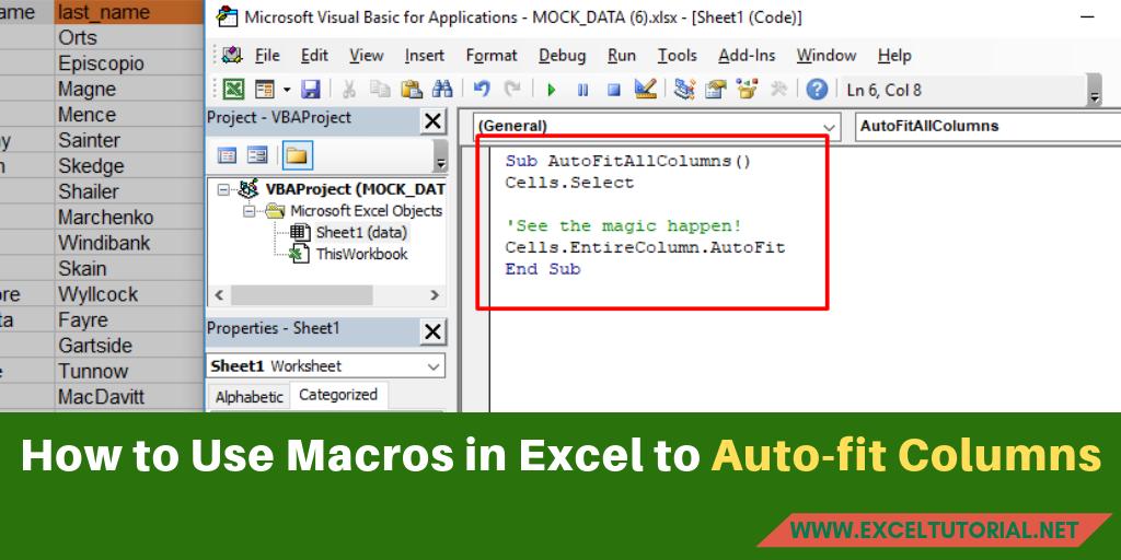 Excelvidz's tweet image. How to Use Macros in Excel to Auto-fit Columns
#Excel #Exceltutorial #Excelmacros
exceltutorial.net/auto-fit-colum…