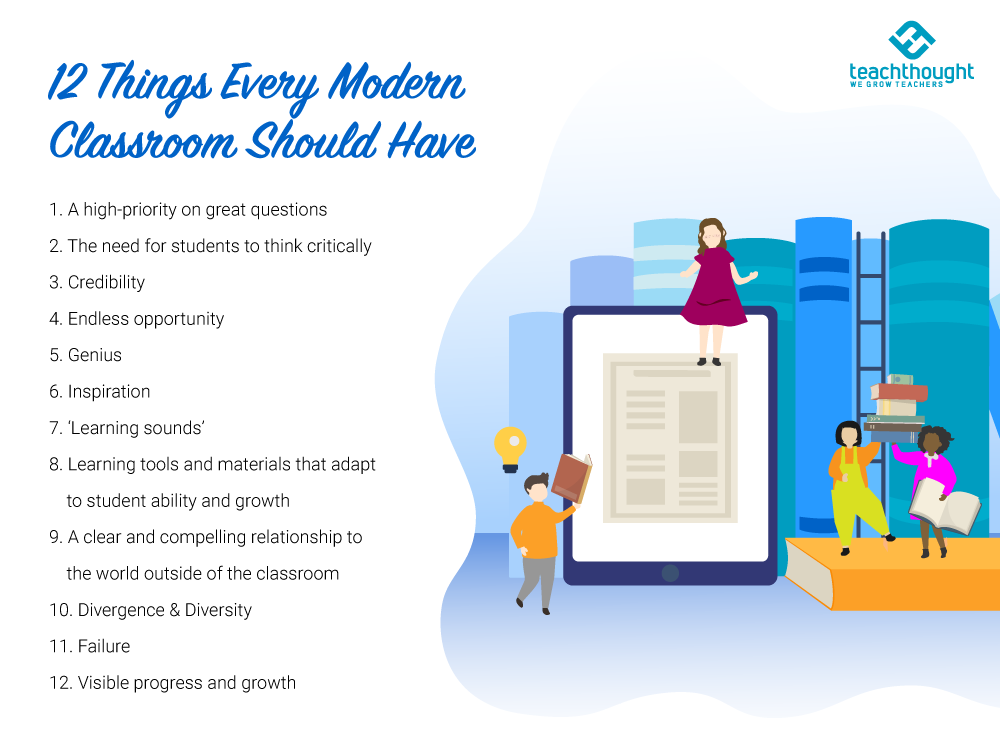 TeachThought's tweet photo. 12 Things Every Modern Classroom Should Have - https://t.co/1MS1E0bec4 https://t.co/apFGfthGiF