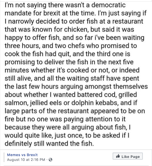 Only bit of writing I've ever enjoyed on Brexit -