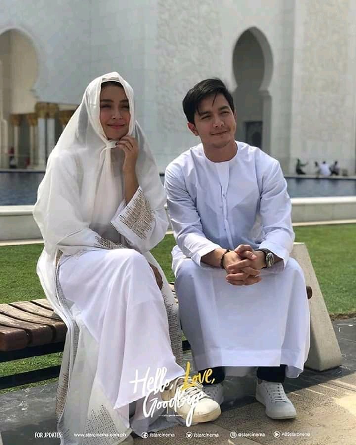 JessicaDulman's tweet photo. I'm so glad to see both of you in the masjid.. thank you #HelloLoveGoodye @bernardokath  &amp; @aldenrichards02 https://t.co/8iA5wWPqRW