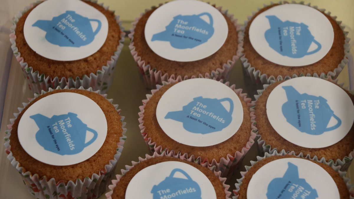 Moorfields's tweet photo. Calling all #MoorfieldsStaff the quality and experience team are holding a #MoorfieldsTea event in Kemp House, third floor in the quality and experience office to raise money for @EyeCharity and the amazing work that they support. There are some yummy cakes to buy from 12pm today https://t.co/pTOexCTcJF