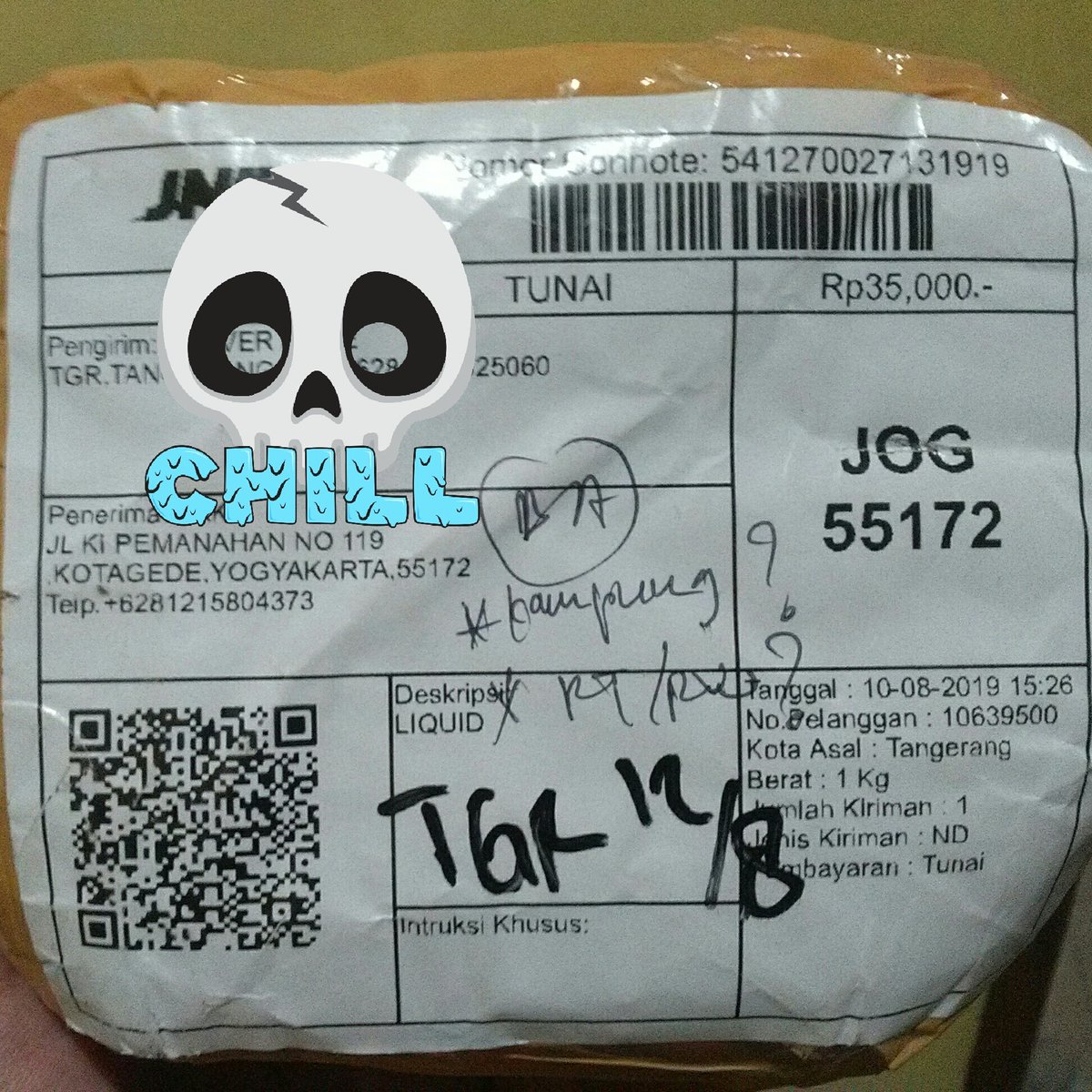 _cangkeman's tweet photo. Halo @JNE_ID kenapa stiap ada paket ke alamat rumah saya selalu tidak pernah nyampai rumah???apa @JNE_ID tidak punya google map...itu lho alamat saya lengkap,dan sudah komplit...kenapa kurir @JNE_ID tidak pernah bisa menemukan..beda dengan kurir sebelah yg lebih murah..selalu pas https://t.co/C0qoOMqu8i