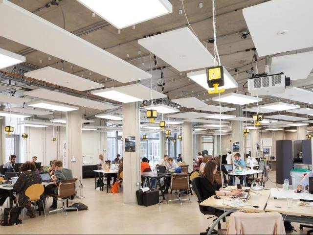 CMDNCollective's tweet photo. #Collective is our co-working space shared with @UCLEnterprise. Recently built, it aims to support and encourage the growth of high-quality start-ups by providing low cost work space, where each member contributes to a creative + productive community #10YearsofCollective🎈 https://t.co/aW1tc6asvu