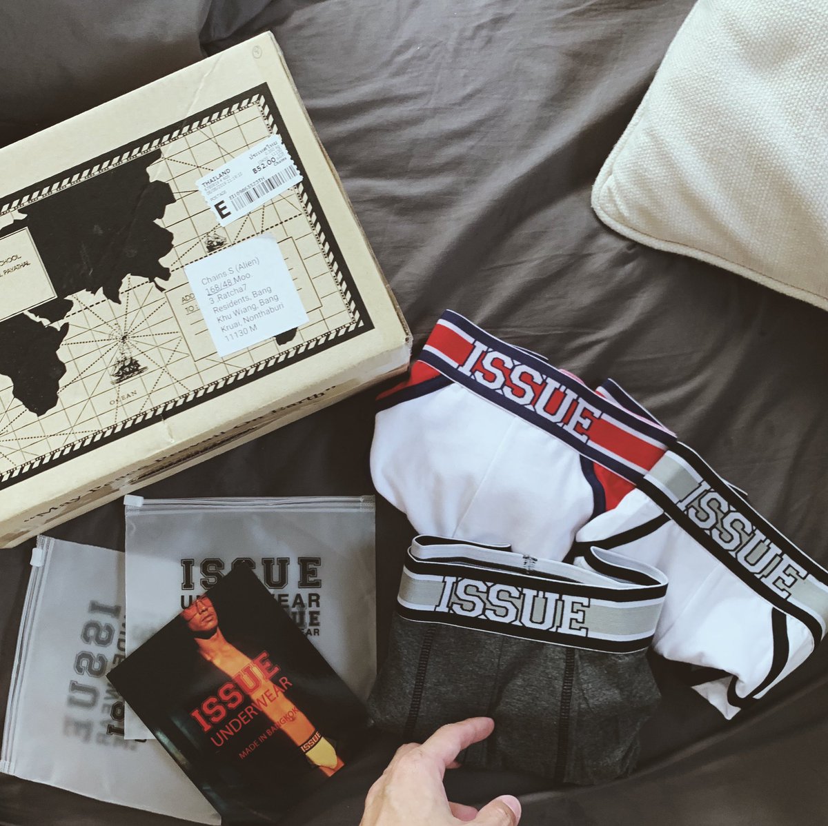 chaninalien's tweet image. Underwear with quality 
Thank you so much @issueunderwear 
วันนี้มายิม ลองใส่ทรง Trunk กระชับดีมาก ลดกลิ่นอับด้วยเทคโนโลยีใยไผ่ ทรงนี้ใส่สบายมากครับ
ขอบคุณทางอิชชู่อันเดอร์แวร์อีกครั้งครับ ✨👽🙏🏽
#ISSUEThailand #ISSUEUnderwear 
#thaibrand #alienreview