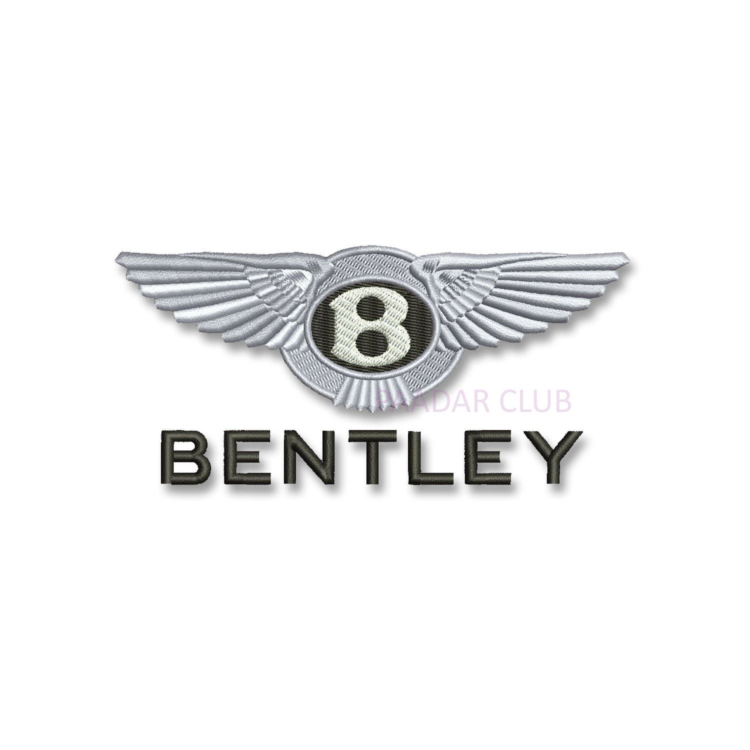 Bentley Motors Logo Iron on Sew on Embroidered Patch applique