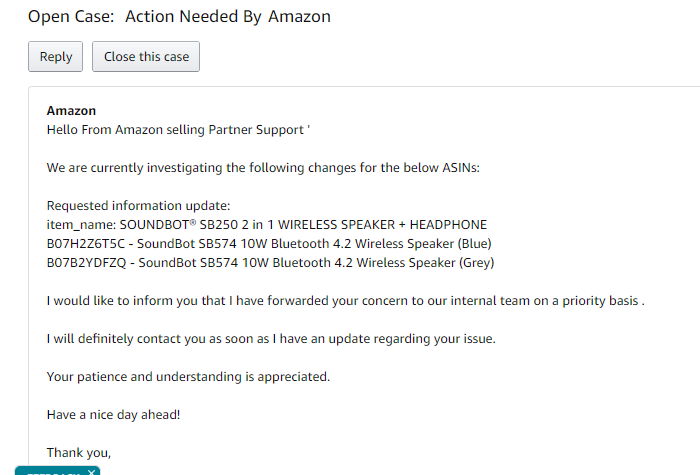 SoundBot_India's tweet photo. @AmazonHelp https://t.co/Q8NLucVJMw
