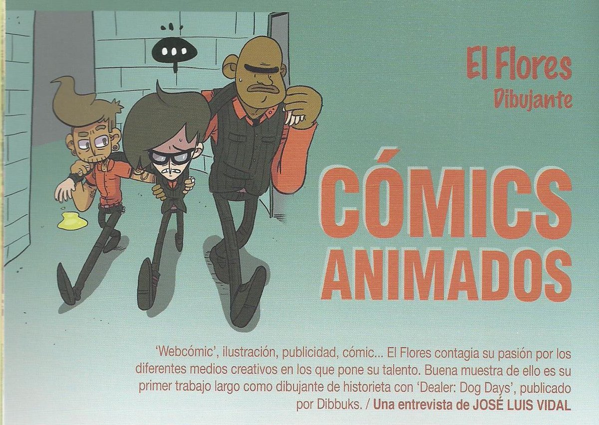 joseluisvidal68's tweet photo. Buscad en vuestra librería preferida el número de agosto de la revista Z, especial Entrevistas, en el que charlo un ratito con El Flores, dibujante del cómic Dealer. Dog Days.
#comic #entrevista @elflores_art @Dibbuks https://t.co/ETrQMSM3ty