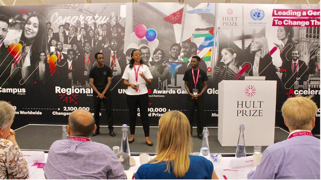 HeyDeanRansom's tweet photo. .@FredSwaniker, ALU students are taking the world by storm! Such a joy to work w/Daniella &amp; her team at the $1 million Hult Prize Accelerator. They’re among the top 40 globally, of 200k applicants. Bravo! #hp19 #hultprize #socent @echoinggreen #impact #SDGs #SDG2 #startups https://t.co/hcgGzq2ZI6