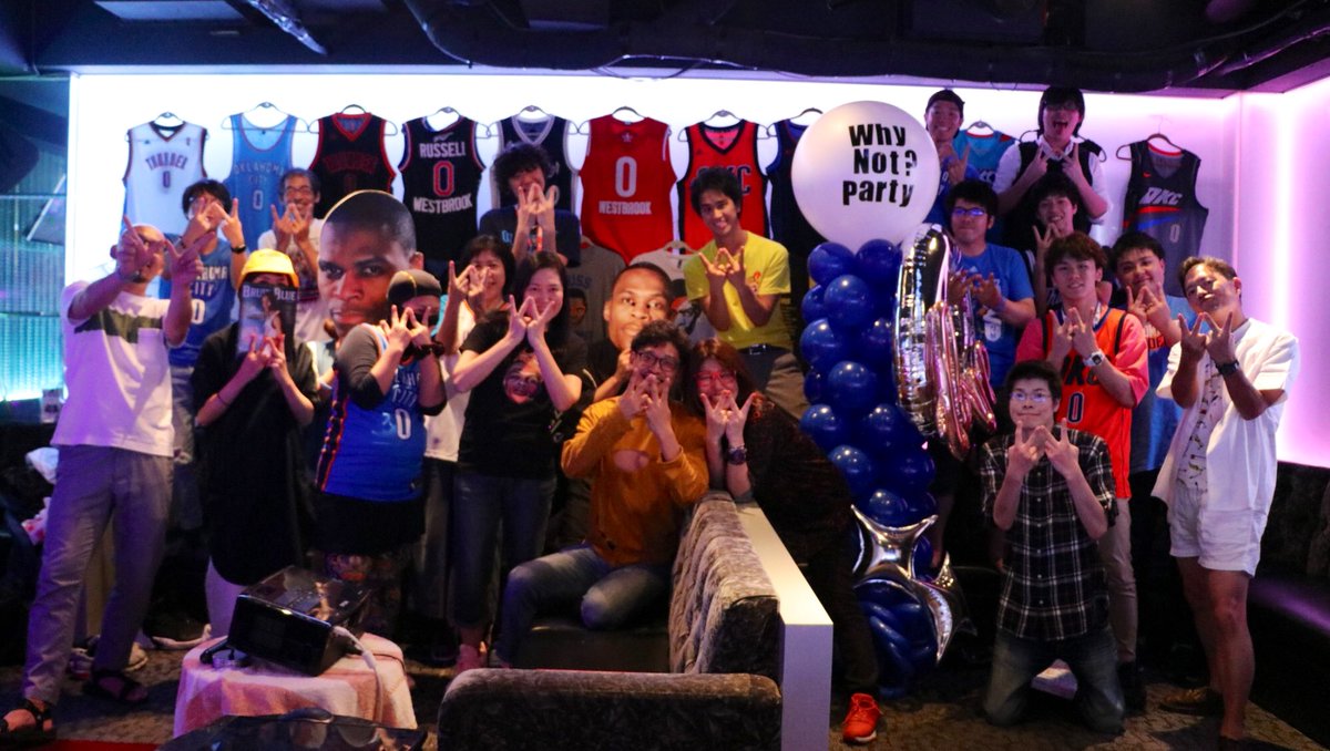 Thunder_Night_j's tweet photo. Why Not? Party が無事終了しました。ご参加頂きました皆様、誠にありがとうございました‼️ラッセル愛溢れる、とても素敵なイベントでした☺️✨企画に参加して下さった全ての方々に感謝致します。ラッセルへのメッセージツイートはまた改めて作成します。お楽しみに!#サンダーナイト #whynotparty https://t.co/zrY60mRcXP