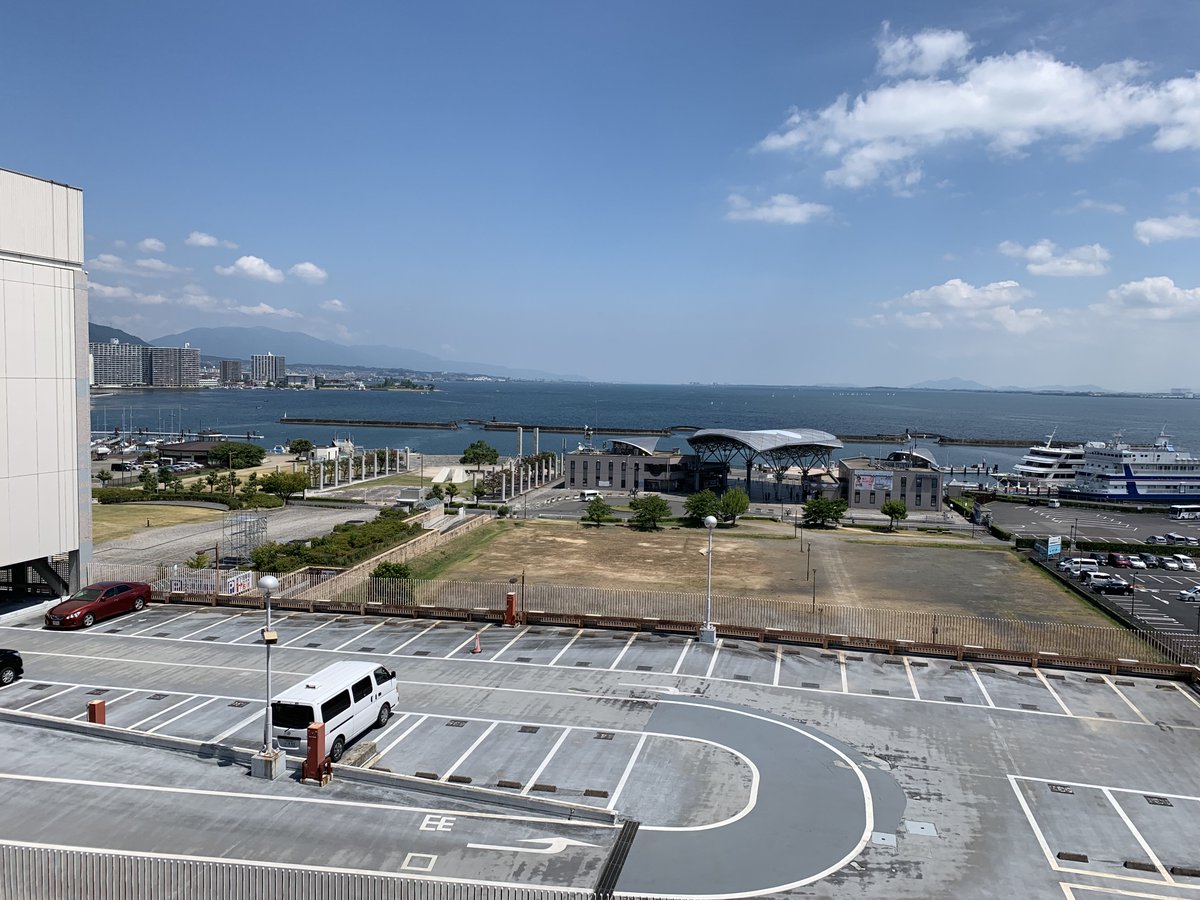 Cast is spending a few days on the shores of beautiful Lake Biwa in Otsu, Japan while performing in Kyoto. Check out that water! #blastjapan