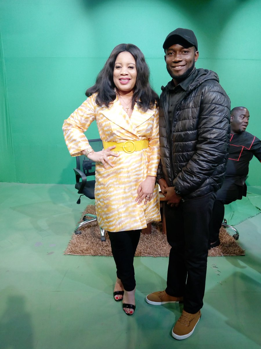 usim_abel's tweet photo. I say a BIG THANK YOU to @nkwochaG for connecting us with @okoyesteph who gave us the platform to showcase our work at @PlusTVAfrica
Thanks to everyone who has been supporting us and collectively we can make Nigeira a beggar free nation.
#YEGI
#BEGGARTOBOSS
#STREET2SCHOOL https://t.co/V4j8DuLeMP