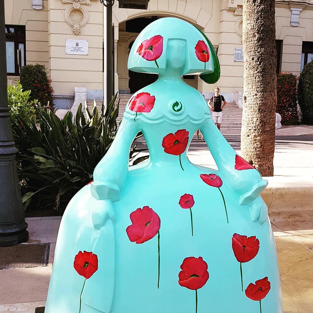 arttrailproject's tweet photo. The Ecomeninas #arttrail is touring Southern Spain this summer where it is promoting the importance of recycling through sculpture 🇪🇸♻️

We completed the #sculpturetrail as the tour reached Málaga.
 https://t.co/ATanKsxJRc https://t.co/B1YEzSG1at